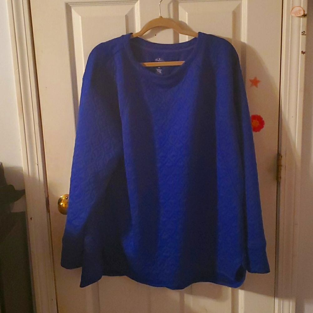 Quilted long sleeve top